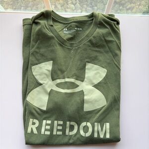 Under Armour Men's Olive Freedom Tee